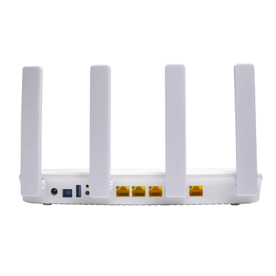 ONU con Wi-Fi 6 / 4 Puertos Gigabit / PON SC/UPC / AX1500 / Doble Banda / 4 Antenas 5 dBi / 12V 1.5A