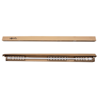 Riel Motorizado para Cortinas / Ajustable 2.3-4 m (7.5-13.1 ft) / Carga 20 kg / Compatible Movelite WF + Elatio / Instalación Techo / Smart Home