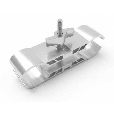 Abrazadera para Pata Ajustable / 18 cm x 5 cm / 7.09" x 1.97" / Aluminio / 250 g