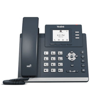 Teléfono IP / Android 13 / Microsoft Teams / Audio HD / Pantalla 2.4" / Dual Gigabit PoE