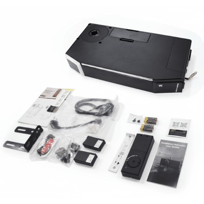 Operador de Puerta de Garage / 1/2 HP / Wi-Fi Integrado / Torque 25 Nm / IP54 / -20 a 40°C / Iluminación LED / 2 Controles Inalámbricos
