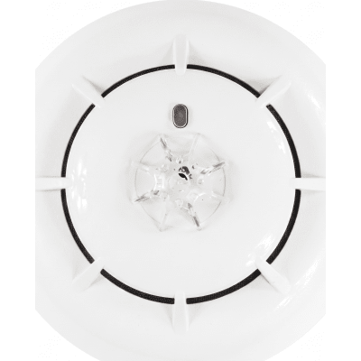 Detector Multicriterio de Humo y Temperatura / 5 Modos Configurables / Aislador de Cortocircuito EN54-17 / Certificación EN54-5/7/17 / Consumo 200 µA en Reposo / Diámetro 110 mm (4.3 in)