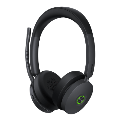 Auriculares Bluetooth / Cancelación Activa de Ruido Híbrida / 65 Horas de Reproducción / Alcance 50 m (164 ft) / 6 Micrófonos / USB-C y USB-A
