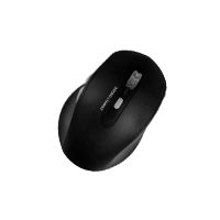 MOUSE INALAMBRICO 1600 DPI OPTICO RECARGABLE ERGONOMICO SILENCIOSO PERFECT CHOICE CLIX - NEGRO