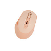 MOUSE INALAMBRICO 1600 DPI OPTICO RECARGABLE ERGONOMICO SILENCIOSO PERFECT CHOICE CLIX - CAQUI