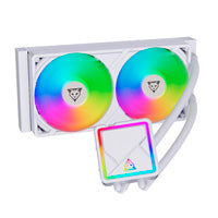 ENFRIAMIENTO LIQUIDO OCELOT GAMING OEL240-2B / 240MM / ARGB / 70 CFM / 1800 RPM / 32 DB / INTEL Y AMD / COLOR BLANCO
