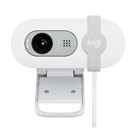 WEBCAM LOGITECH BRIO 100 FULL HD 1080P 30FPS 2MP MICRÓFONO USB-A BLANCO CRUDO