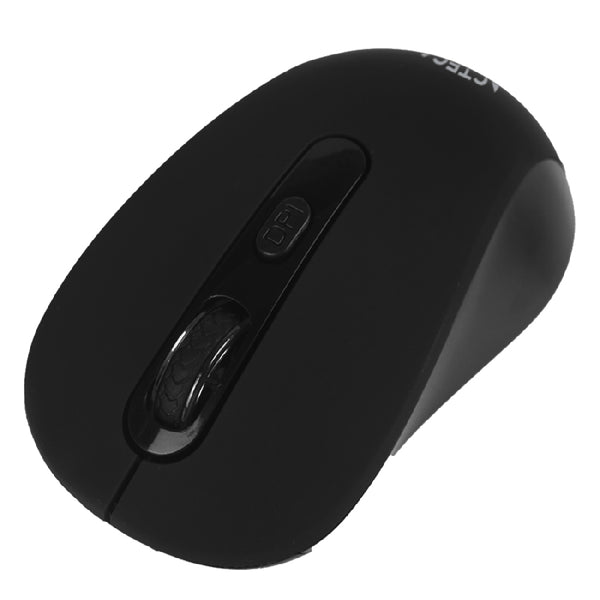 MOUSE ACTECK OPTIMIZE JOY MI215 / INALAMBRICO / RECEPOR USB / 3 BOTONES SCROLL / 1600 DPI / WIN - LINUX - MAC OS / NEGRO / AC-933445