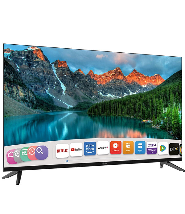TELEVISION SMART GHIA WHALE TV 40 PULG FHD, WIFI, RJ45, 3 HDMI, 2 USB, RCA, AUX 3.5MM, OPTICO, DOLBY AUDIO