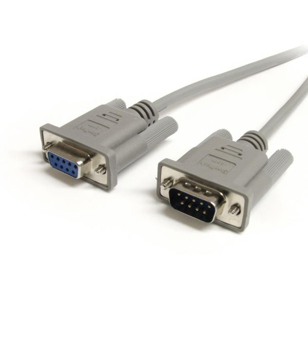 CABLE DE 1.8M DE EXTENSIN DB9 SERIE RS232 EGA MACHO A HEMBRA - EXTENSOR GRIS - STARTECH.COM MOD. MXT100