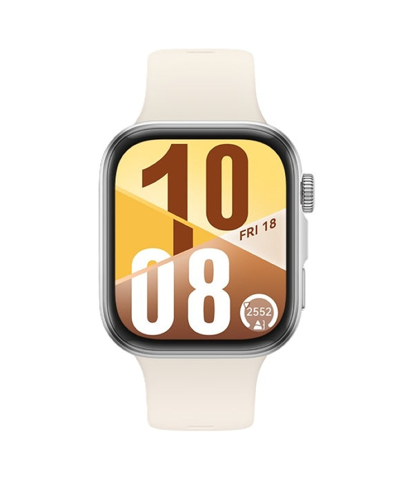 HUAWEI WATCH FIT 4, PANTALLA TACTIL 1.82 AMOLED, COLOR BLANCO. PESO 27G