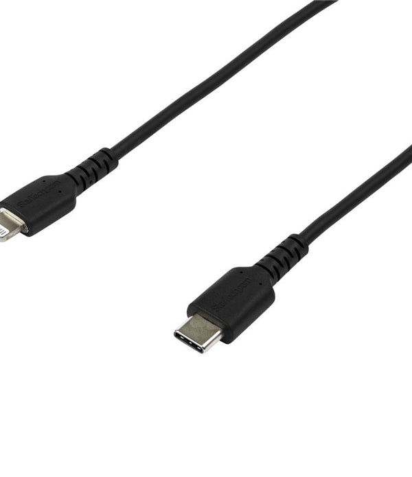 CABLE DE CARGA DE 2M USB-C A LIGHTNING - COLOR NEGRO - CABLE USB DE CARGA Y ALTA RESISTENCIA - CERTIFICADO MFI APPLE - STARTECH.COM MOD. RUSBCLTMM2MB