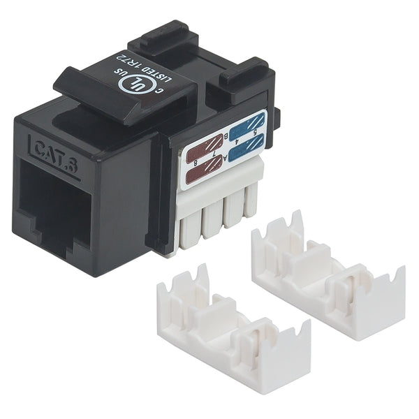 JACK,INTELLINET,210720, CAT 6  DE IMPACTO (KEYSTONE) NEGRO