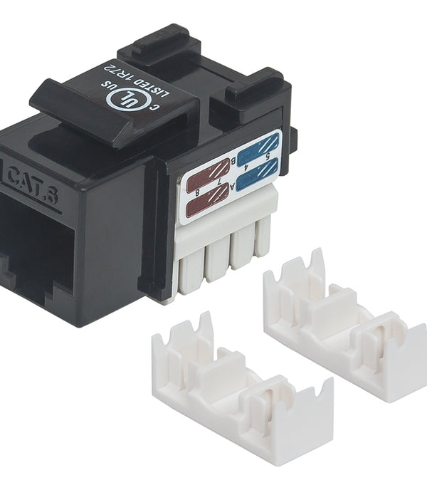 JACK,INTELLINET,210720, CAT 6  DE IMPACTO (KEYSTONE) NEGRO