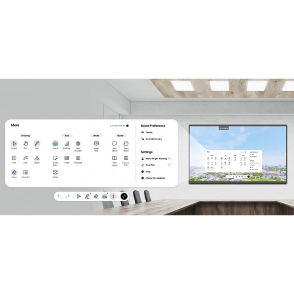MONITOR INTERACTIVO TOUCHSCREEN LG CREATEBOARD PRO DE 86 PLG, UHD, 400 NITS DE BRILLO, PUNTOS MULTI-TACTIL DE ESCRITURA 50 HDMI 4, ENTRADA RGB/AUDIO, ENTRADA RS232C, RJ45, USB C , ANDROID 14 EDLA