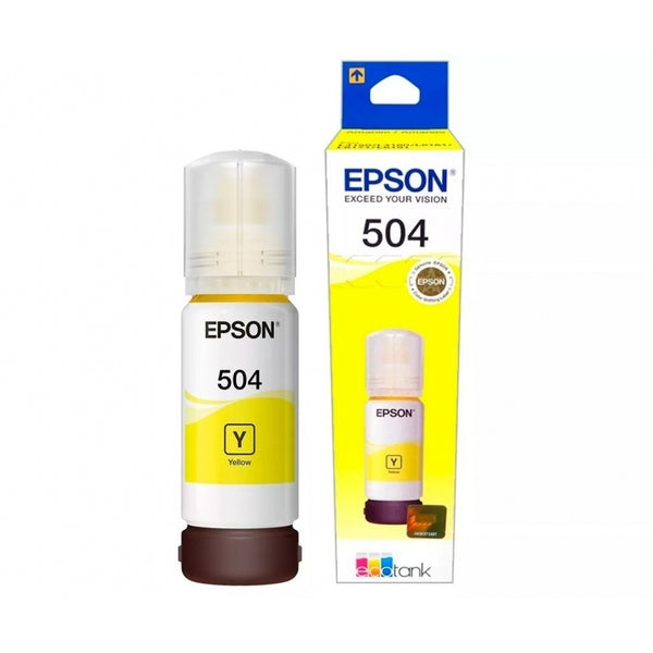 CARTUCHO EPSON MODELO T504 AMARILLO, PARA L4150, L4160, L6161, L6171, L6191