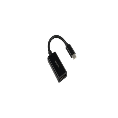 ADAPTADOR ACTECK SHIFT PLUS AD420 / USB C - DISPLAYPORT / 4K / 10 CM / NEGRO / AC-934718