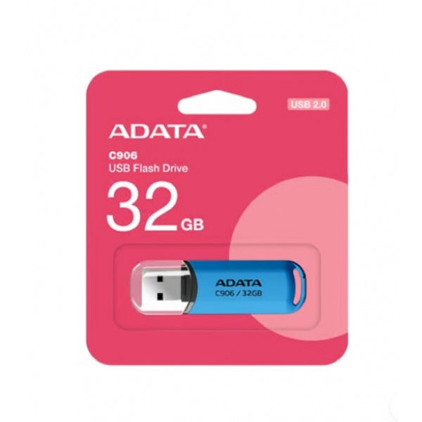 MEMORIA ADATA 32GB USB 2.0 C906 AZUL AC906-32G-RWB