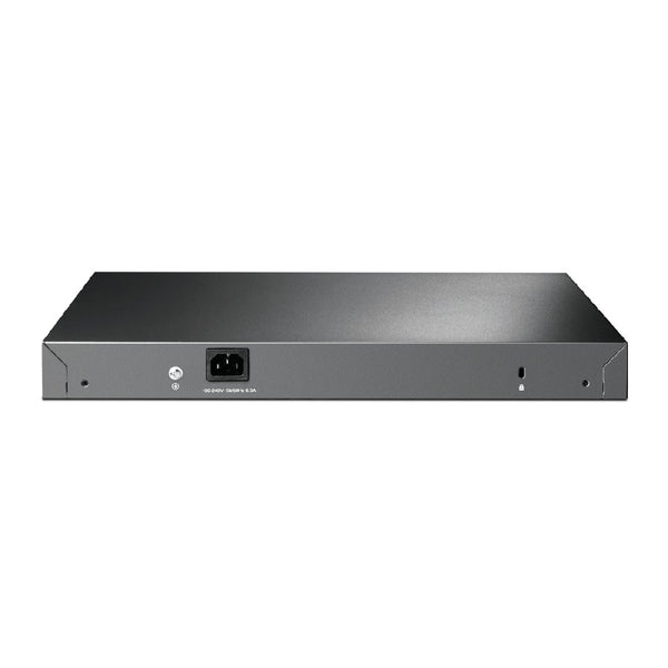 SWITCH TP-LINK TL-SG3428MP 24 PUERTOS RJ45 GIGABIT 10/100/1000 MBPS POE ADMINISTRABLE CON 4 RANURAS SFP 1 RJ45 CONSOLA Y 1 MICRO-USB CONSOLA JETSTREAM PARA RACK 19 PULGADAS