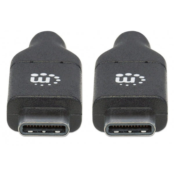 CABLE USB,MANHATTAN,355247,-C V2.0, C-C 2.0M NEGRO 480MBPS 5A