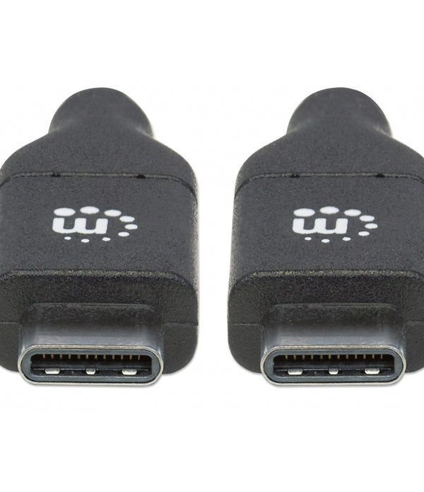 CABLE USB,MANHATTAN,355247,-C V2.0, C-C 2.0M NEGRO 480MBPS 5A