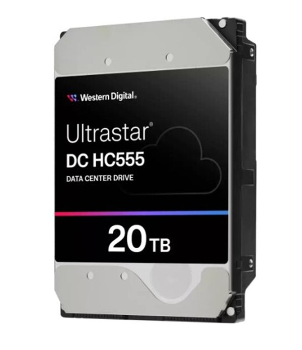 DISCO DURO INTERNO WD ULTRA STAR HC555 20TB 3.5 ESCRITORIO SATA3 6GB/S 512MB 7200RPM 24X7 SERVER DATACENTER DVR NVR 0B48724-WUH722020CLE6L4