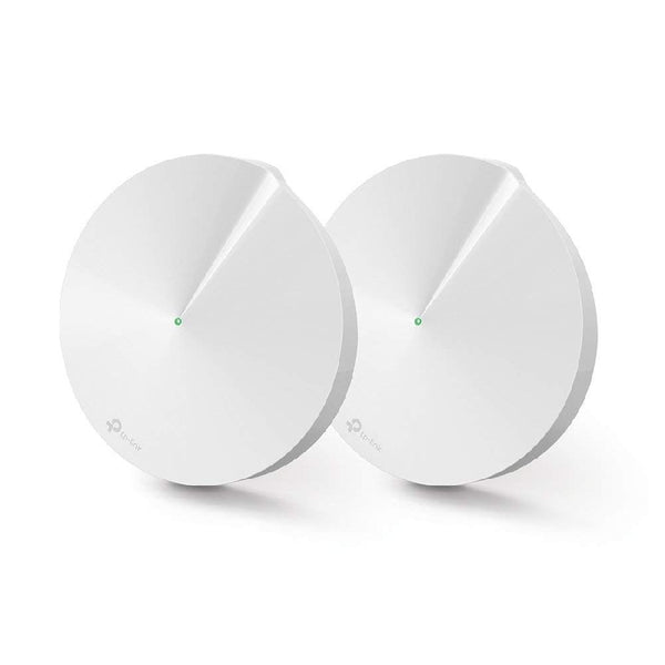 ROUTER | TP-LINK | DECO M5(2-PACK) | AC1300 | WIFI MESH | COBERTURA ESTIMADA 353 METROS CUADRADOS (DEPENDE DE CONDICIONES AMBIENTALES Y TRAFICO DE CADA USUARIO) | HASTA 100 DISPOSITIVOS