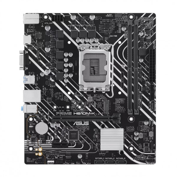 MB ASUS H610 INTEL S-1700 14A GEN/2X DDR5 5600/HDMI/D-SUB/M.2/2X USB3.2/MICRO ATX/GAMA BASICA