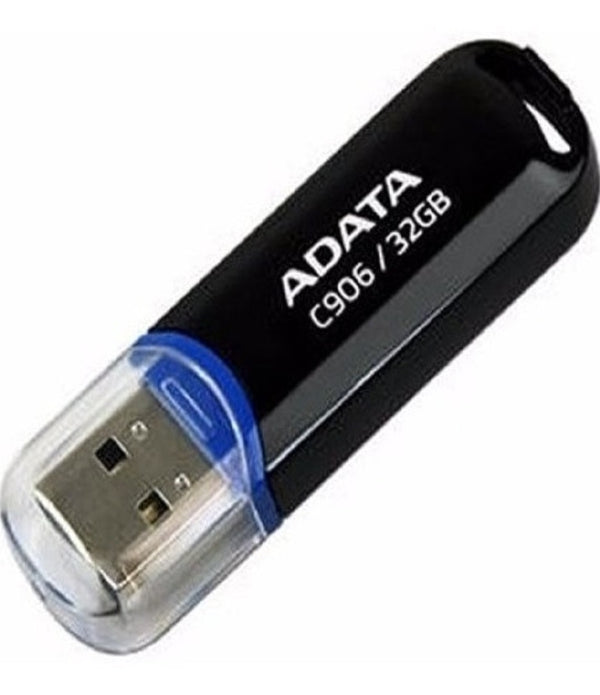 MEMORIA ADATA 32GB USB 2.0 C906 NEGRO (AC906-32G-RBK)
