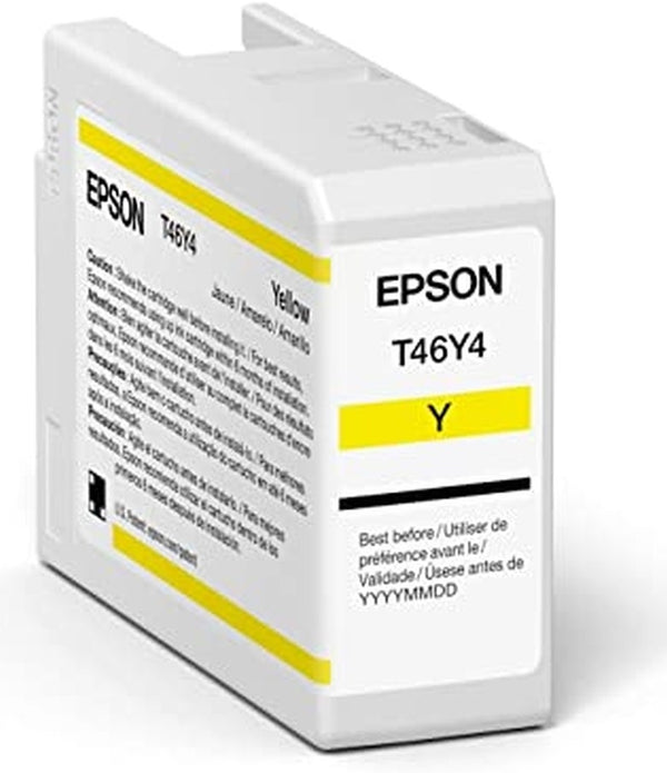 CARTUCHO EPSON MODELO T46Y AMARILLO, PARA PLOTTER P900 (50 ML)
