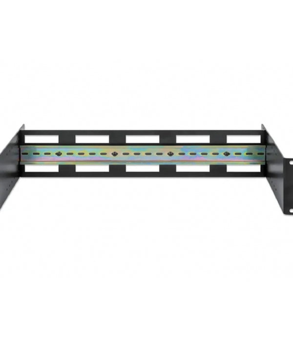 KIT DE CARRIL DIN , INTELLINET, 716345, AJUSTABLE PARA RACK 19, 2U