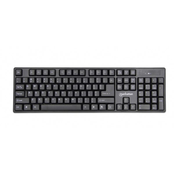 TECLADO Y MOUSE,MANHATTAN,178990, ÓPTICO INALAMBRICO, COMBO