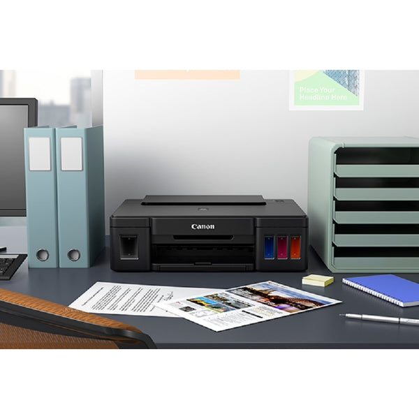 IMPRESORA CANON PIXMA G1110, IMP 8.8 NEGRO/5 COLOR, TINTA CONTINUA, USB, CONSUMIBLE GI-190