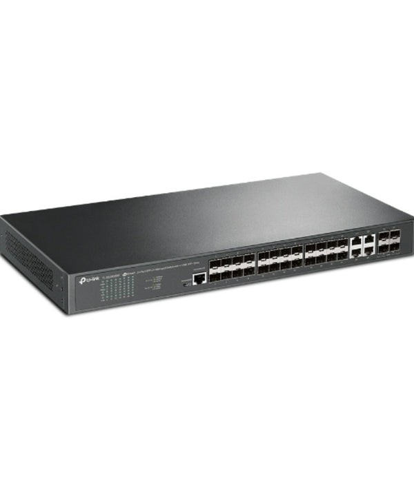 SWITCH TP-LINK SG3428XF GIGABIT ADMINISTRABLE 24 PUERTOS SFP L2 4 RANURAS 10GE SFP