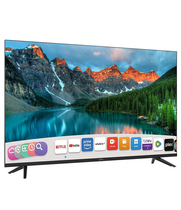 TELEVISION SMART GHIA WHALE TV 43 PULG FHD WIFI, RJ45,3 HDMI,2 USB, RCA, AUX 3.5MM/ OPTICO, DOLBY AUDIO