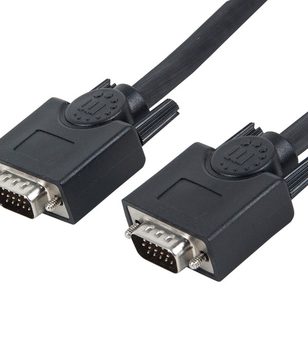 CABLE SVGA,MANHATTAN,372978, MONITOR 8MM HD15M-M  7.5M