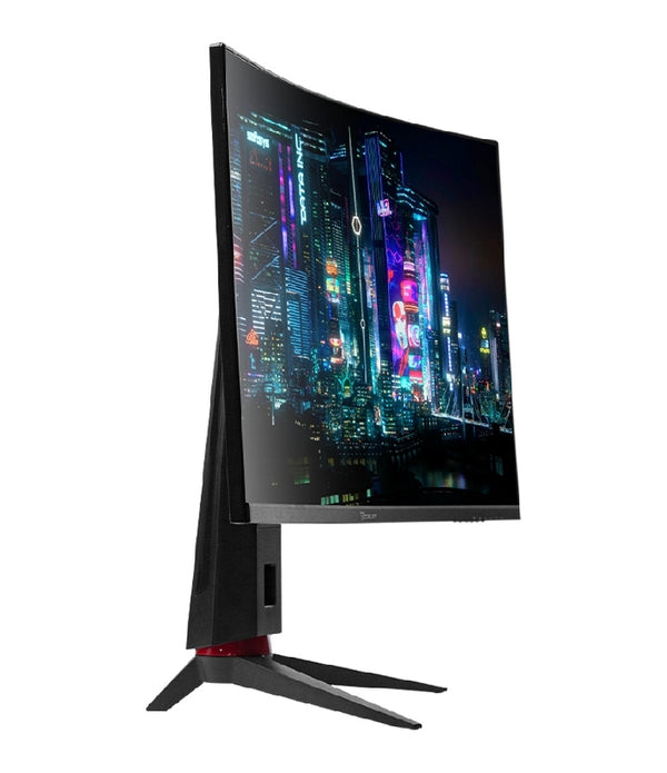 MONITOR OCELOT GAMING OM-32 / 31.5 PULGADAS / CURVO /RESOLUCION QHD 2K 2560 X 1440 / 180HZ / 5MS / FREESYNC / 2X HDMI / 2X DP / 1X AUDIO OUT /BOCINAS 3W INCLUIDAS/ VESA 100X100 / COLOR NEGRO