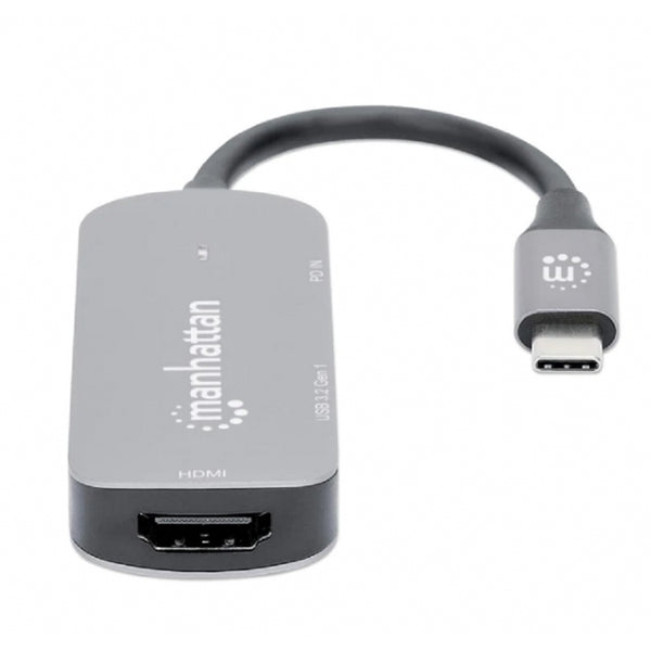 DOCKING USB,MANHATTAN,130707,-C 3 PTOS, HDMI/USB-A/USB-C PD