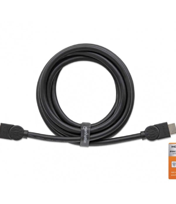 CABLE HDMI,MANHATTAN,355360, 2.0 PREMIUM M-M 5.0M