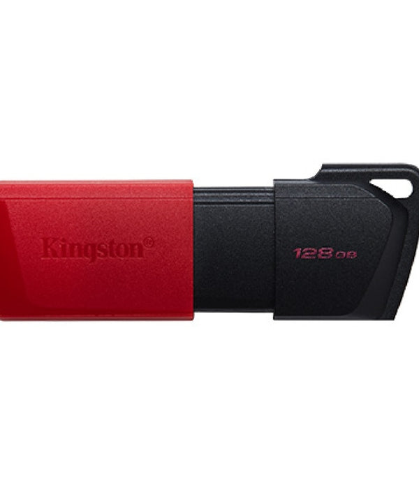 MEMORIA FLASH USB KINGSTON DATA TRAVELER EXODIA M 128GB GEN 1 3.2 C/TAPA MVIL NEGRO ROJO DTXM/128GB