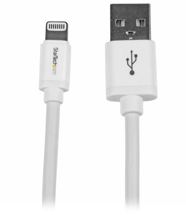 CABLE DE 2M LIGHTNING DE 8 PIN A USB A 2.0 PARA APPLE IPOD IPHONE IPAD - BLANCO - STARTECH.COM MOD. USBLT2MW