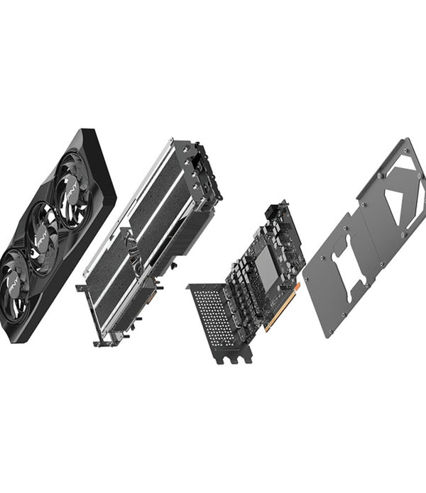 TARJETA DE VIDEO PNY NVIDIA GEFORCE RTX 5070 TI TRIPL FAN OC /16GB GDDR7 /PCIE 5.0 X16 /GAMA ALTA/GAMER
