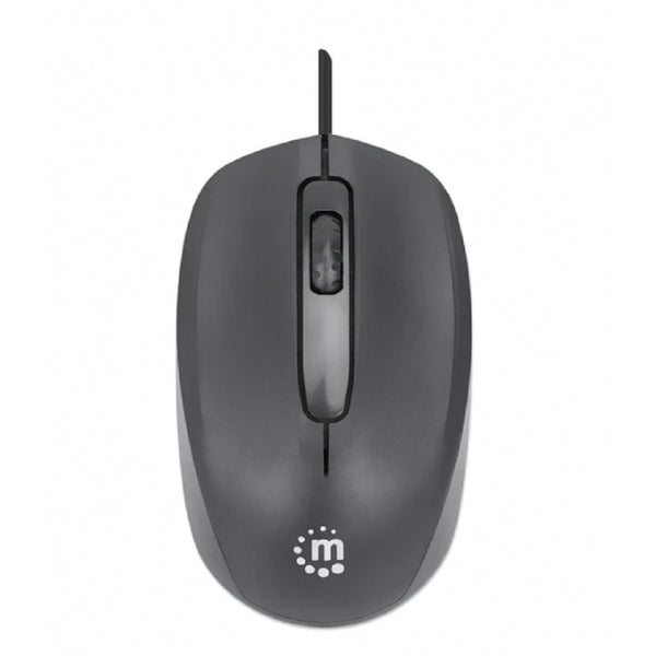 MOUSE,MANHATTAN,190190, OPTICO ESTNDAR USB NEGRO