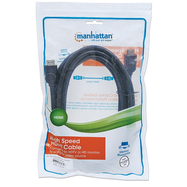 CABLE HDMI,MANHATTAN,323239, 1.4 M-M 5.0METHERNET