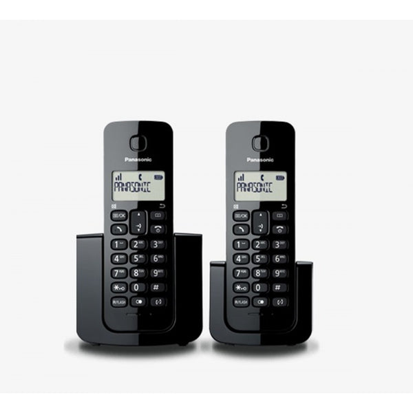 TELEFONO PANASONIC KX-TGB112MEB INALAMBRICO BASICO BASE HANDSET 20 NUMEROS IDENTIFICADOR DE LLAMADAS, 50 NUMEROS DIRECTORIO LOCALIZADOR DE AURICULAR NEGRO
