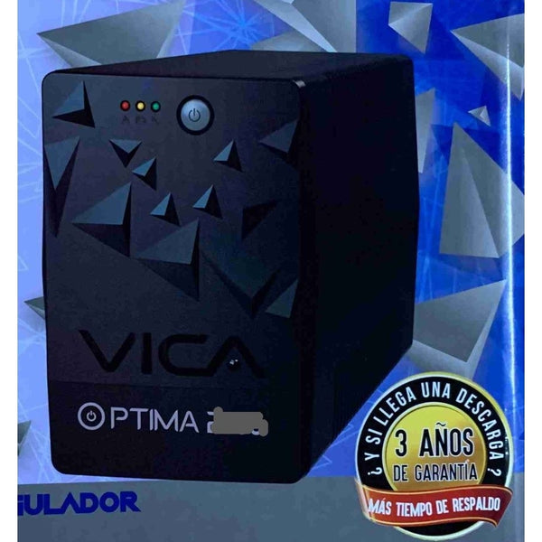NO BREAK UPS VICA 500VA/240W 6 TOMAS REGULADAS Y RESPALDADAS NEMA5-15R/ RJ11/45, SOFTWARE DE MONITOREO 3 AÑOS DE GARANTIA