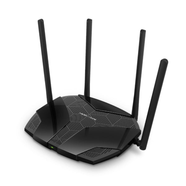 ROUTER | MERCUSYS | MR70X | WIFI 6 | AX1800 DUAL BAND 1201 MBPS EN 5GHZ Y 574 MBPS EN 2.4 GHZ, 1 PUERTO WAN GIGABIT + 3 PUERTOS LAN GIGABIT,4 ANTENAS MULTIDIRECCIONALES