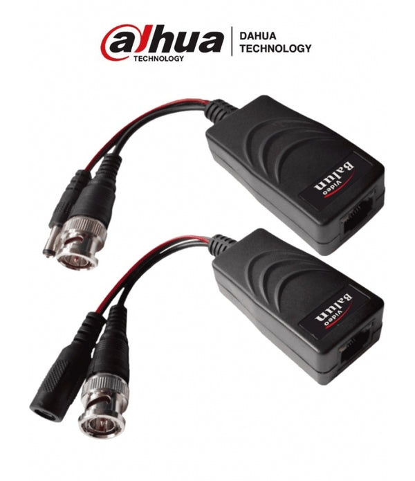 TRANSCEPTOR/ DAHUA PFM802 - PAR DE TRANSCEPTORES PASIVOS DE HASTA 4 MEGAPIXELES PARA VIDEO Y ENERGIA/ DISTANCIA DE HASTA 150 METROS/ VOLTAJE DE ENTRADA DE 12-15V DC/ CABLEADO POR RJ-45