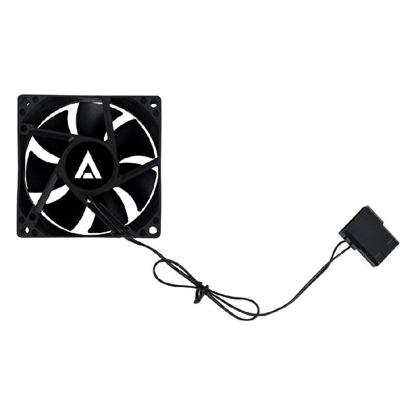 VENTILADOR ACTECK POLAR EG VG80 / DE AIRE / 1800 RPM / 21.8 CFM / RODAMIENTO HIDRAULICO / 7 ASPAS / CONECTOR MOLEX / 80 X 25 MM / AC-938129