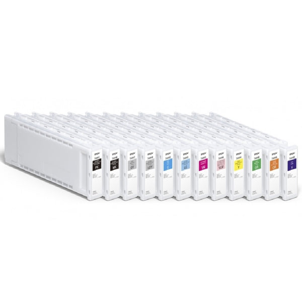 CARTUCHO EPSON MODELO T44H ULTRACHROME PRO12 GRIS, PARA PLOTTER P7570 Y P9570 (700ML)